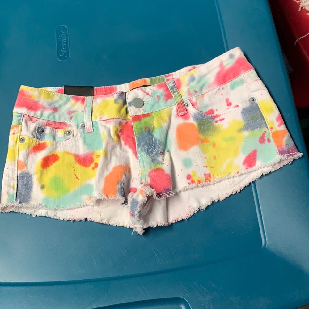 Formula Tied Died Shorts, Size 24 NWOT MAKE AN OFFER!!! These will sell fast